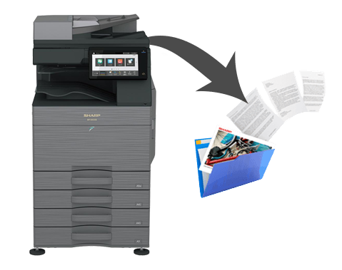 Sharp, Scan 2, Document Filing, Lasalle Business Machines